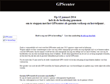 Tablet Screenshot of gpscenter.be